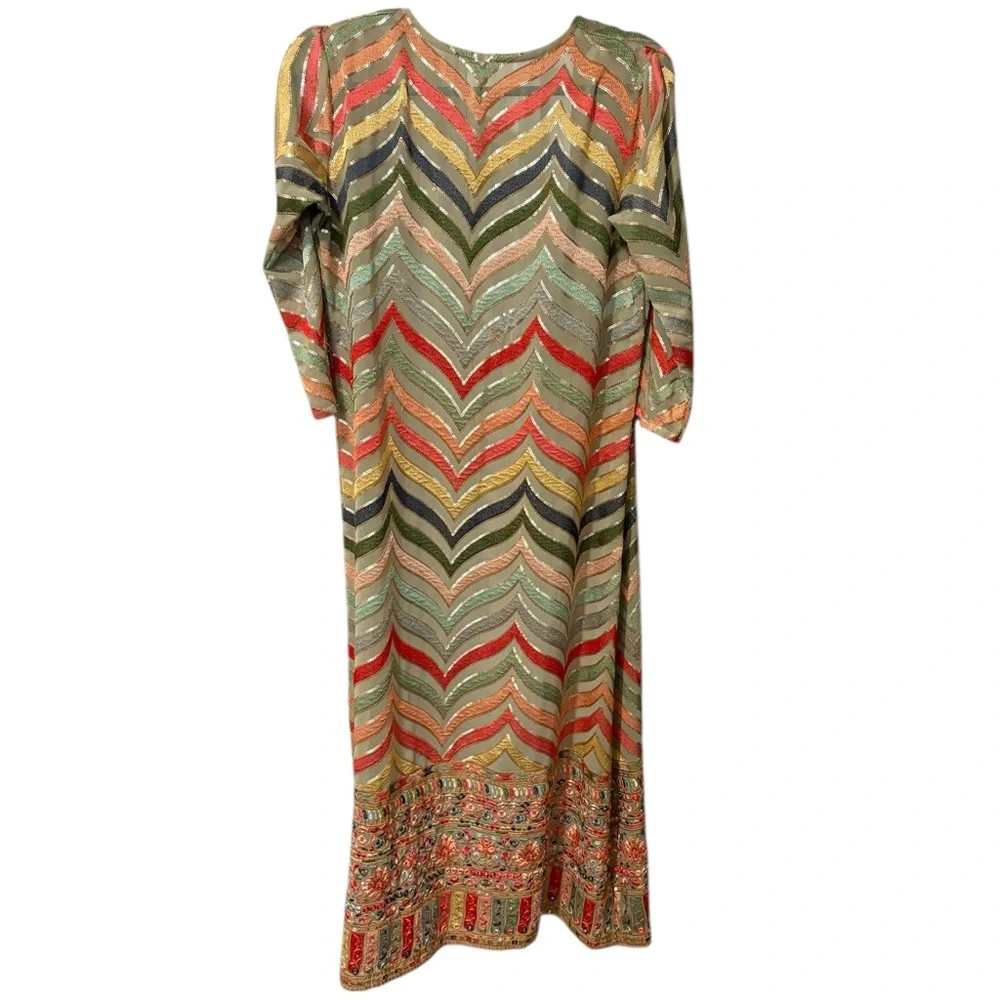 Colorful Chevron Pattern Kimono - Picture 3 of 6